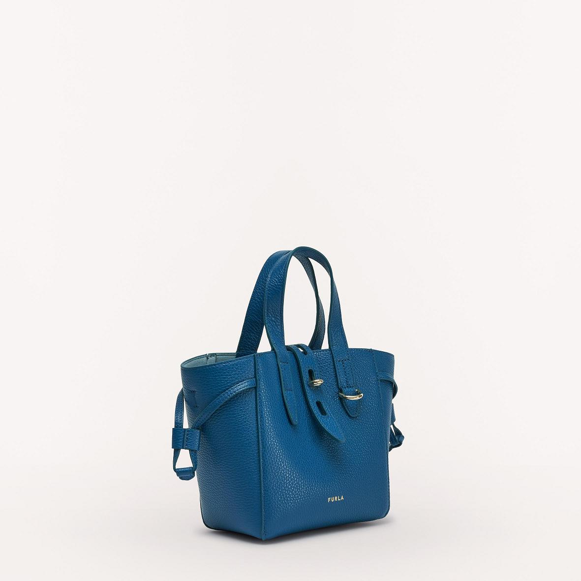 Furla Net Tasker Danmark - Mini Tasker Dame Blå ISV897103